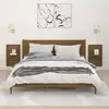 Image de vidaXL Étagères Bois - 2 pcs Marron miel