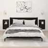 Image de vidaXL Étagères Chevet Murales 2 pcs Noir Bois Pin
