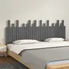 Image de vidaXL Tête de lit murale 204x3x80 cm - Gris