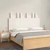 Image de VidaXL Tête de Lit Murale Blanc - Bois de Pin