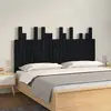 Image de vidaXL Tête de lit murale - Noir