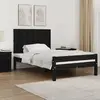 Image de vidaXL Tête de lit murale Noir 108x3x60 cm
