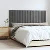 Image de VIDAXL Tête de lit murale - Gris 147x3x60 cm
