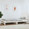 Image de VidaXL Tête de lit murale Blanc Bois massif de pin