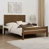 Image de vidaXL Tête de lit murale - 140x3x60 cm Marron miel