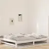 Image de vidaXL Murale Blanc - Bois de pin massif