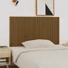 Image de vidaXL Tête de lit murale - Marron miel 166x3x90 cm