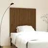 Image de vidaXL Wall Mounted Headboard - Honey Brown 108x3x110 cm Pine Wood