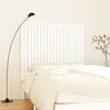 Image de vidaXL Tête de lit Murale - Blanc 128x110 cm