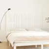 Image de vidaXL Tête de lit murale - Blanc, 185x3x110 cm