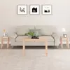 Image de VIDAXL Tables gigognes pin massif