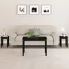 Image de VIDAXL Tables gigognes - Noir