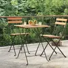Image de vidaXL Table de bistro pliante bois de teck