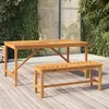 Image de vidaXL Banc de jardin Bois d'acacia 110 cm