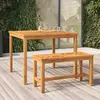 Image de vidaXL Table à manger de jardin 90x90x74 cm - Bois d'Acacia Massif