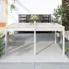 Image de VidaXL Table de jardin - Blanc