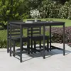 Image de vidaXL Table de jardin Gris 159,5x82,5 cm Pin