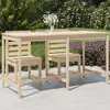 Image de vidaXL Table de jardin 203,5x90x110 cm Bois de pin