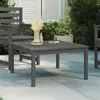 Image de vidaXL Table de jardin gris bois de pin