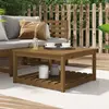 Image de vidaXL Table de jardin 82,5x82,5x45 cm - Bois Massif de Pin - Marron Miel