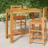 Image de vidaXL Table de bar de jardin - Bois d'acacia