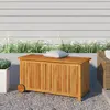 Image de vidaXL Boîte de rangement jardin 113x50x58 cm - Bois acacia