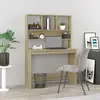 Image de vidaXL Bureau avec étagères - Chêne sonoma
