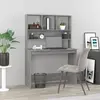 Image de vidaXL Bureau avec étagères Sonoma
