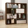 Image de VidaXL Bibliothèque/Séparateur Chêne marron