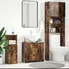 Image de vidaXL Armoire de bain Chêne fumé