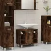 Image de vidaXL Armoire Chêne fumé