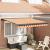 Image de vidaXL Auvent rétractable jaune et blanc 3x2,5 m