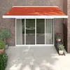 Image de vidaXL Auvent rétractable - Orange et marron 3,5x2,5m