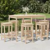 Image de vidaXL Ensemble de bar de jardin 7 pcs Bois de pin massif