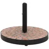 Image de VidaXL Base de parasol terre cuite rond 12 kg