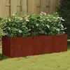 Image de vidaXL Lit surélevé - Corten