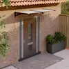 Image de vidaXL Auvent de porte Polycarbonate