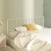 Image de vidaXL Tête de lit de remplacement métal blanc 180 cm