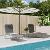 Image de vidaXL Chaises longues pliables 2 pcs