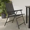 Image de vidaXL Chaises pliables avec coussins - Acier et textilène
