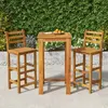 Image de VidaXL Ensemble de bar de jardin - Bois d'acacia