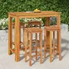 Image de VidaXL Ensemble de bar 5 pcs - Bois d'acacia solide