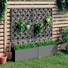 Image de vidaXL Jardinières en treillis (2 pcs)