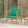 Image de vidaXL Canapé de jardin - Vert