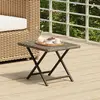 Image de vidaXL Table pliable Gris 8720845726027
