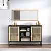 Image de VIDAXL Buffet Noir Bois d'Ingénierie 105x30x65 cm