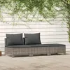 Image de vidaXL Salon de jardin 3 pcs - Résine tressée
