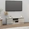 Image de vidaXL Meuble TV Gris béton 102x30x36 cm