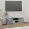 Image de vidaXL Meuble TV avec porte - Sonoma gris