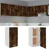 Image de vidaXL Armoire Suspendue Chêne Fumé 29,5x31x60 cm